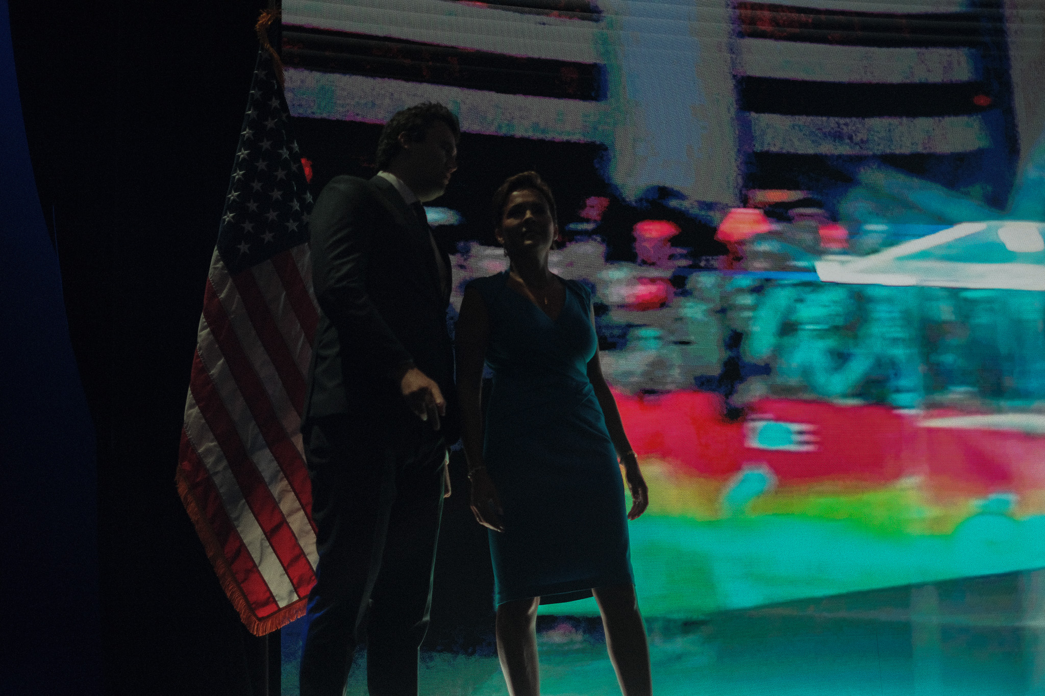 Church interior during Sunday service