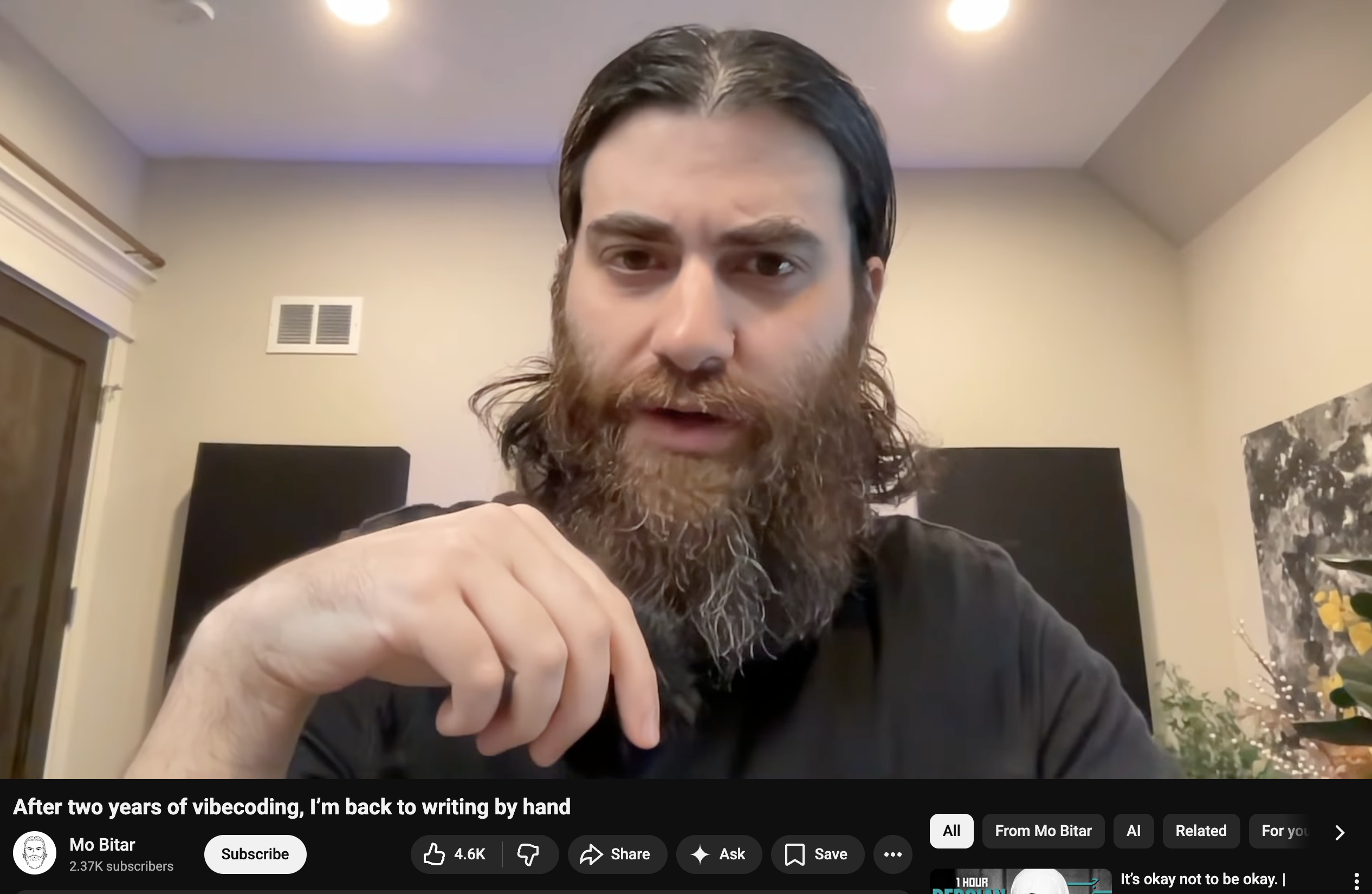 Social media posts arguing about AI usage in coding